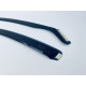 Дефлектори вікон Citroen C1, Peugeot 107, Toyota Aygo 2005-2014 (вставні, комплект 2 шт) (Heko)