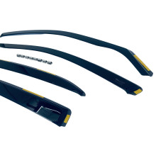 Дефлектори вікон Citroen C5 2008-2017 (+OT) Sedan (Heko)
