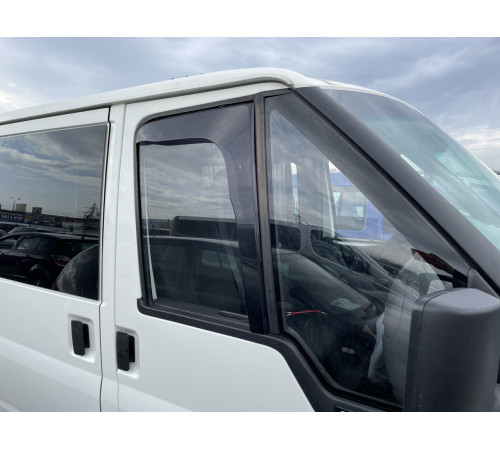 Дефлектори вікон Ford Transit 2000-2006 (вставні, комплект 2 шт) (Heko)