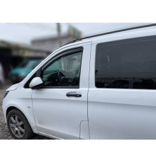 Дефлектори вікон Mercedes Vito W447 2014+ (вставні, комплект 2 шт) (Heko)