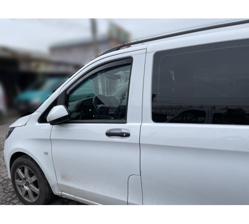 Дефлектори вікон Mercedes Vito W447 2014+ (вставні, комплект 2 шт) (Heko)