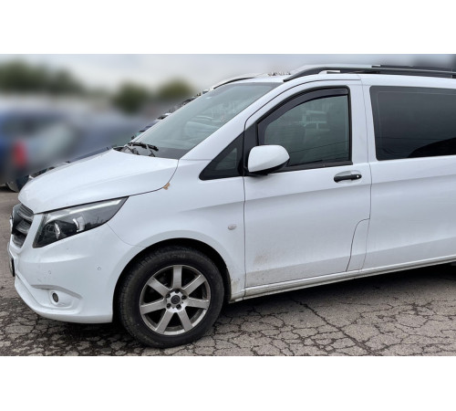 Дефлектори вікон Mercedes Vito W447 2014+ (вставні, комплект 2 шт) (Heko)
