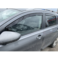 Дефлектори вікон Nissan Qashqai+2 (J10) 2008-2014 (вст комплект 4 шт) (Heko)