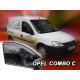 Дефлектори вікон Opel Combo C 2001-2011 (вставні, комплект 2 шт) (Heko)