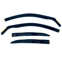 Дефлектори вікон Volkswagen Golf IV 1997-2004 HB/combi , Bora Combi (вставні, комплект 4 шт) (Heko)