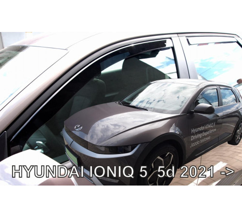 Дефлектори вікон Hyundai Ioniq 5 2021+ (+OT) (Heko)