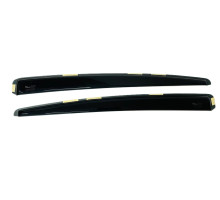 Дефлектори вікон Volkswagen Passat B6, B7 2005-2015 (вставні, комплект 2 шт) задні Sedan (Heko)