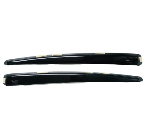 Дефлектори вікон Volkswagen Passat B6, B7 2005-2015 (вставні, комплект 2 шт) задні Sedan (Heko)