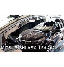 Дефлектори вікон Mitsubishi ASX 2023+ (вставні, комплект 4 шт) (LSE) (Heko)