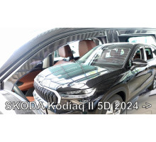 Дефлектори вікон Skoda Kodiaq 2024+ (вставні, комплект 4 шт) (LSE) (Heko)