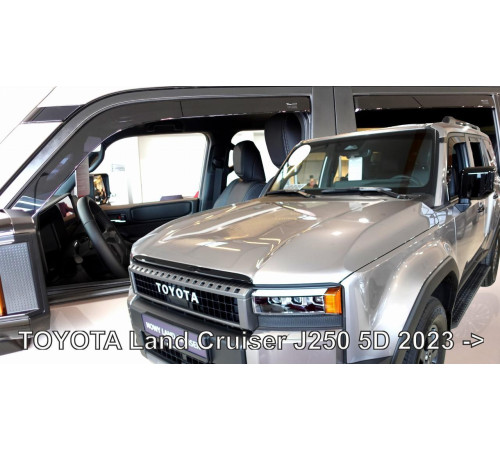Дефлектори вікон Toyota LC Prado J250 2023+ LSE (вставні, комплект 4 шт) (Heko)