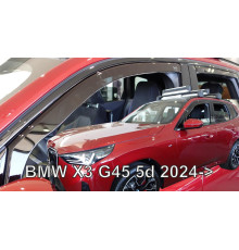 Дефлектори вікон BMW X3 F G45 2024+ (вставні, комплект 4 шт) (LSE) (Heko)