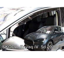 Дефлектори вікон Skoda Enyaq iV 2022+ (вставні, комплект 4 шт) Coupe (Heko)