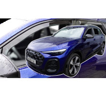 Дефлектори вікон Audi Q5 2024+ (вставні, комплект 4 шт) (Heko)