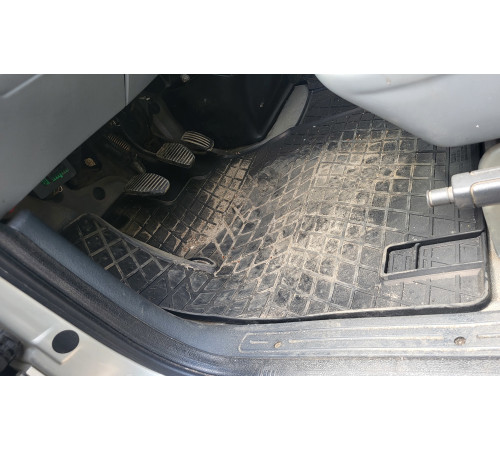 Гумові килимки в салон Fiat Scudo I 1995-2007 комплект з 3 штук (Stingray)