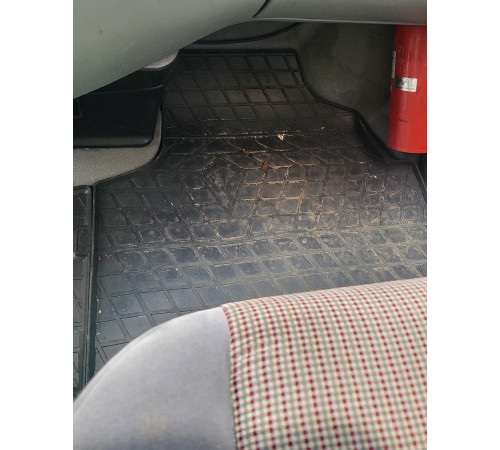 Гумові килимки в салон Fiat Scudo I 1995-2007 комплект з 3 штук (Stingray)