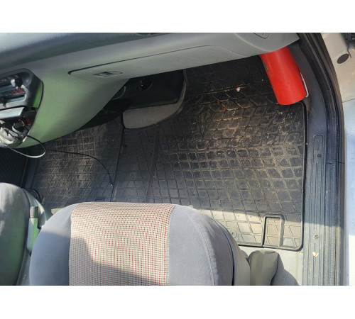 Гумові килимки в салон Fiat Scudo I 1995-2007 комплект з 3 штук (Stingray)