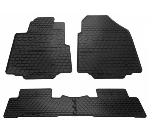 Гумові килимки в салон Honda Pilot 2008-2015 (Stingray)