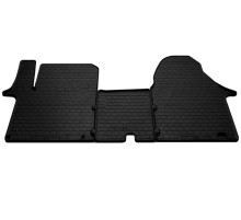 Резиновые коврики в салон Opel Vivaro 1 2001-2014 (1plus2) (Stingray)