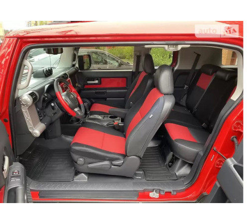 Резиновые коврики в салон Toyota FJ Cruiser 2006-2016 (Stingray)