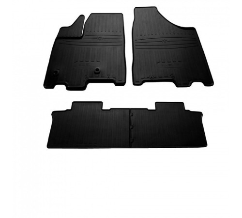 Гумові килимки в салон Toyota Sienna III 2010-2020 (Stingray)