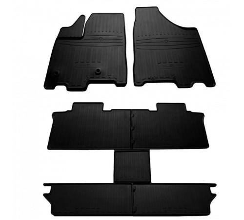 Гумові килимки в салон Toyota Sienna III 2010-2020 (Stingray)