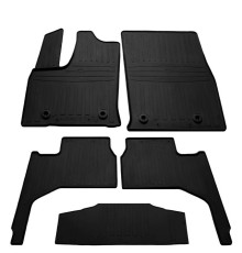 Гумові килимки в салон Toyota Land Cruiser 300 2021+ комплект з 5 штук (Stingray)