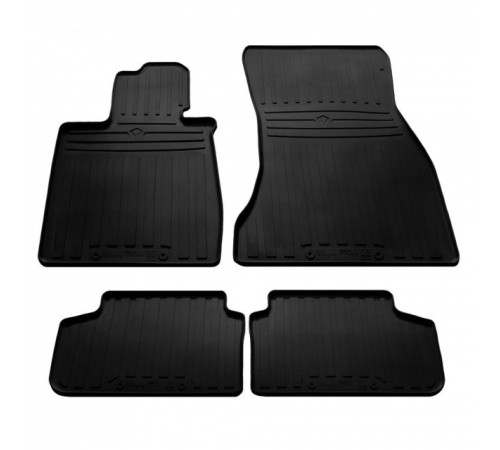 Гумові килимки в салон BMW 7 (G12) 2015-2022 (Stingray)