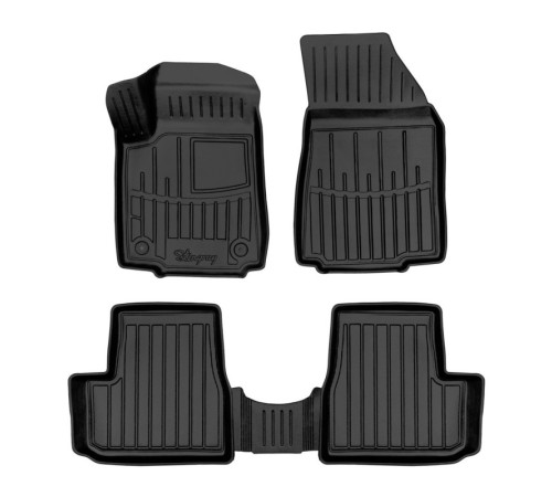 Гумові 3D килимки Citroen C3 (IV) 2024+ (Stingray)