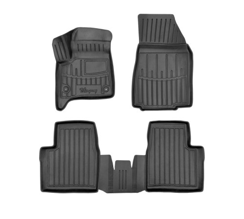 Гумові 3D килимки Citroen C3 Aircross гібрид 2024+ (Stingray)