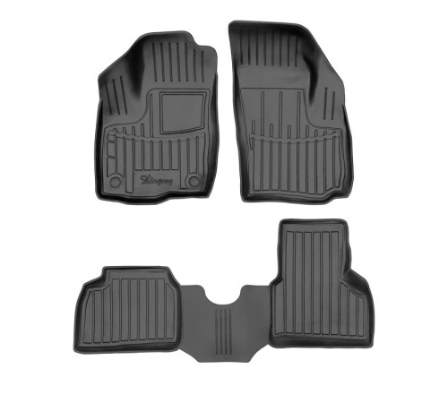 Гумові 3D килимки Fiat Doblo I 2000-2010 (Stingray)