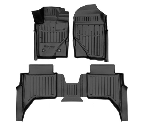 Гумові 3D килимки Ford Ranger (P703) 2022+ (Stingray)