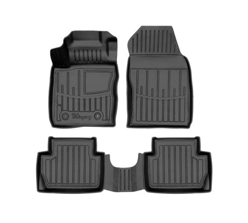 Резиновые 3D коврики Ford EcoSport II 2013-2023 (Stingray)
