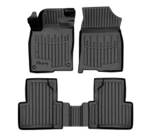 Гумові 3D килимки Honda Civic (4d/5d) 2017-2021 (Stingray)