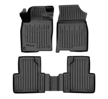 Гумові 3D килимки Honda Civic (4d/5d) 2017-2021 (Stingray)