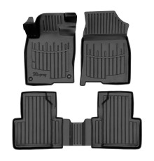 Гумові 3D килимки Honda Civic (4d/5d) 2017-2021 (Stingray)