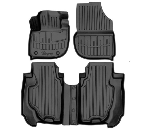 Резиновые 3D коврики Honda HR-V III 2021+ (Stingray)