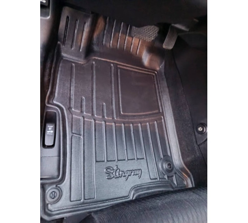 Гумові 3D килимки Honda Accord IX 2013-2017 (Stingray)