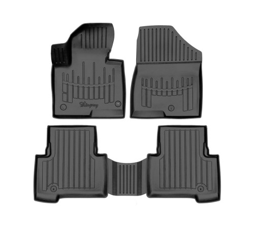 Гумові 3D килимки Hyundai Santa Fe III (DM) 2012-2018 (Stingray)