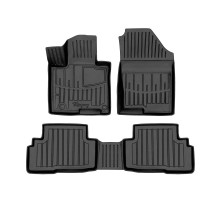 Резиновые 3D коврики Hyundai Tucson (NX4) (hybrid) 2021+ (Stingray)