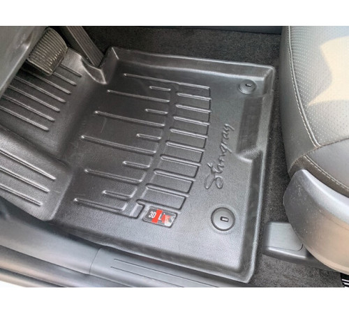 Гумові 3D килимки Hyundai Tucson (NX4) (hybrid) 2021+ (Stingray)