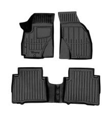 Гумові 3D килимки Hyundai Santa Fe I (SM) 2001-2006 (Stingray)