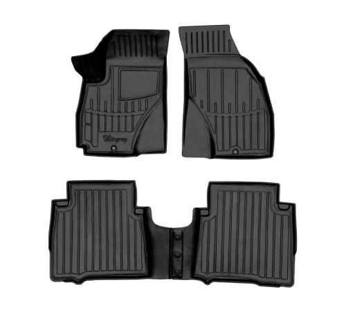 Гумові 3D килимки Hyundai Santa Fe I (SM) 2001-2006 (Stingray)
