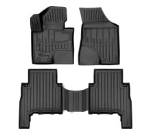 Резиновые 3D коврики Kia Sorento II (XM) 2009-2012 (Stingray)