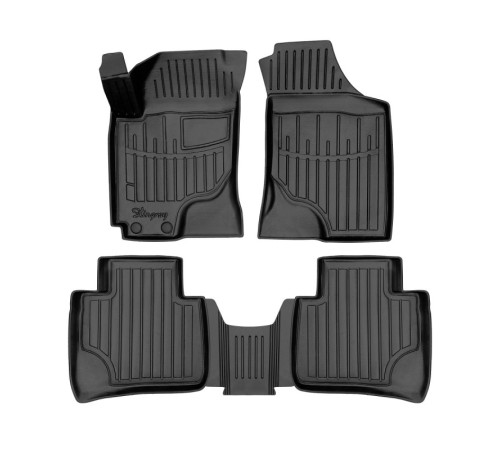 Гумові 3D килимки Kia Cerato I 2004-2008 (Stingray)