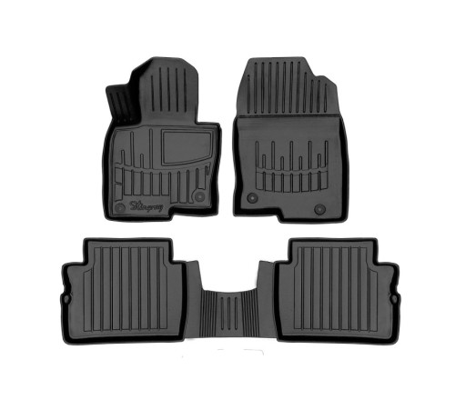 Гумові 3D килимки Mazda CX-5 (KF) 2017-2024 (Stingray)