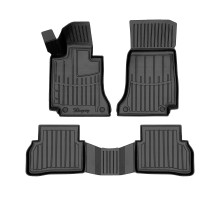 Резиновые 3D коврики Mercedes W205 C 2014-2021 (Stingray)