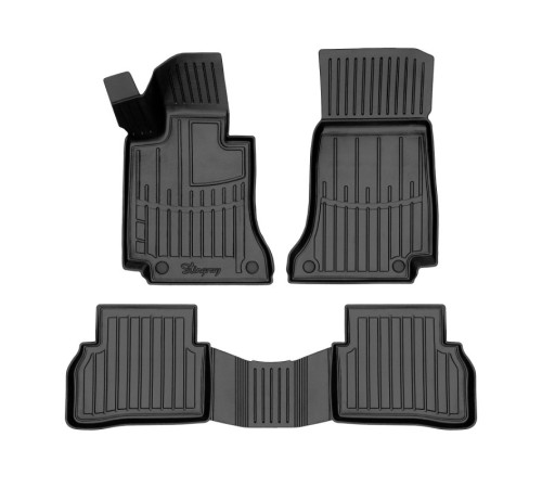 Гумові 3D килимки Mercedes W205 C 2014-2021 (Stingray)