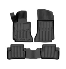 Гумові 3D килимки Mercedes W204 C 2007-2015 (Stingray)