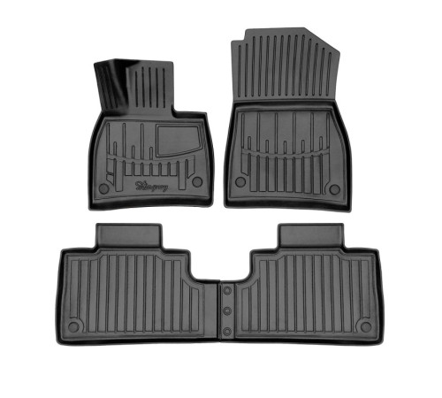 Гумові 3D килимки Mercedes X296 EQS SUV 2022+ (Stingray)